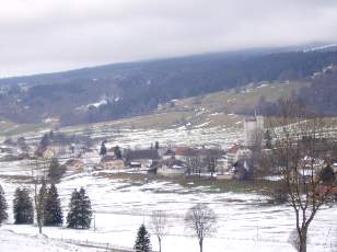 Les Verri�res, village fronti�re