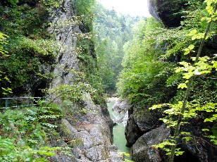 Les gorges de Jogne pr�s de Broc