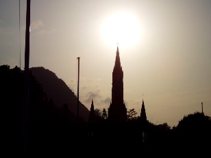 Soleil couchant sur la Cath�drale