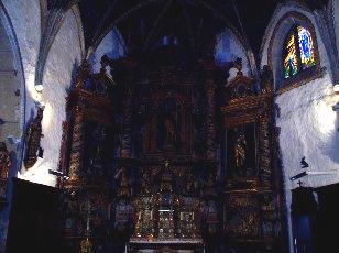 Le grand retable, r�alis� par Jean Ier Ferr�re et Elie Corau, peint et dor� par Jean Catau, 1670-1696